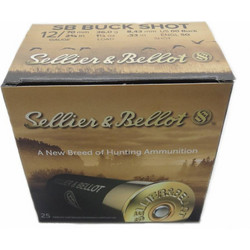 Sellier & Bellot SB Buckshot Φυσίγγια Δράμια 12Cal 70mm 12βολα 36gr 25τμχ