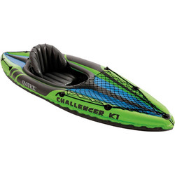 Intex Challenger K1 Φουσκωτό Kayak 1 Ατόμου Μαύρο Πράσινο