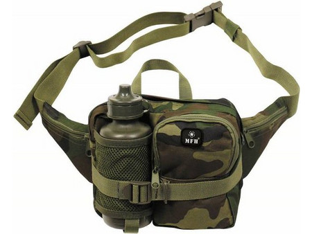 MFH Waist Bag w/ Bottle Ανδρικό Τσαντάκι Μέσης Χακί
