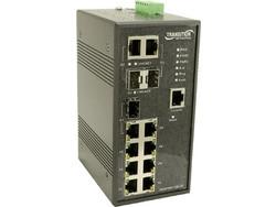 Lantronix SISTM1040-173D-LRT Managed L2 Switch με 7 Θύρες Ethernet 1Gbps και 3 SFP Θύρες