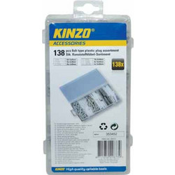 KINZO 29673 WALL PLASTIC SCREW PLUG ΠΛΑΣΤΙΚΑ ΟΥΠΑ ΤΟΙΧΟΥ