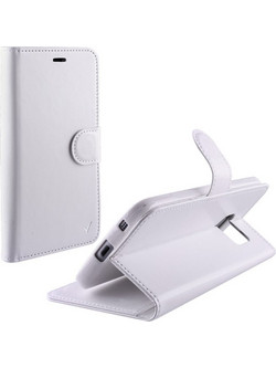 ΘΗΚΗ SONY XPERIA E5 F3311 5.0 LEATHER-TPU BOOK STAND WHITE VL