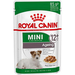 Royal Canin Mini Ageing +12 Meat Chunks in Gravy 85gr