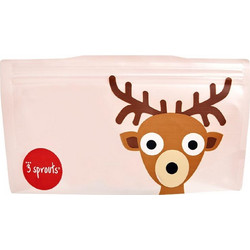 3 Sprouts Deer Πλαστικό Παιδικό Σετ Δοχείο Φαγητού 0907-ISNDEE