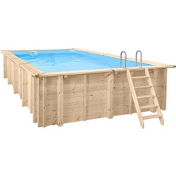 Interline Bali Πισίνα Ξύλινη 790x400x138cm