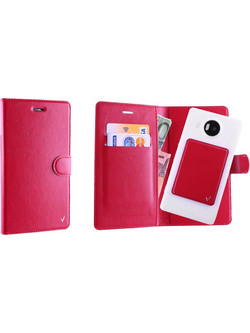 VOLTE-TEL LEATHER BOOK 3M ΘΗΚΗ UNIVERSAL 5.1in-5.7in MAGNET RED VOLTE-TEL