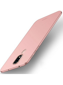 Θήκη Nokia 6.1 Plus MOFI Shield Slim Series Πλάτη από σκληρό πλαστικό ροζ χρυσό