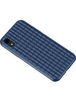 Θήκη iphone XR iPaky Waffle Flexible Cover TPU Σιλικόνης - 4602 - Μπλε - ΟΕΜ