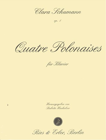 Schumann Clara - Quatre Polonaises Op.1 (Ries & Erler)