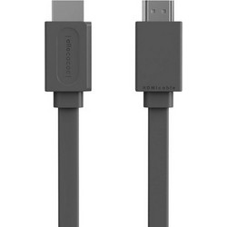 Allocacoc Καλώδιο HDMI 2.0 Flat HDMI Male to HDMI Male 5m Grey
