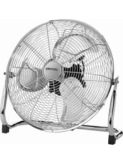 Crystal Home Air Metal Ανεμιστήρας Δαπέδου 45cm 125W