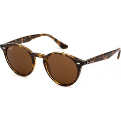 Ray-Ban RB2180 710/73 Ανδρικά Γυαλιά Ηλίου Στρογγυλά Κοκάλινα Ταρταρούγα με Καφέ Polarized Φακό