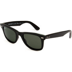 Ray-Ban RB2140 901/58 Γυαλιά Ηλίου Τετράγωνα Κοκάλινα Μαύρα με Μαύρο Polarized Φακό