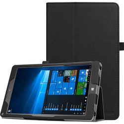 NuVision Solo 10 Draw Case with Folio Stand Cover (Black)