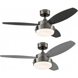 Westinghouse Alloy 78764 Ανεμιστήρας Οροφής 105cm 47.4W με Φως Μαύρος