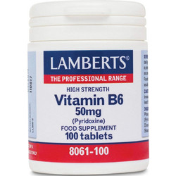 Lamberts B-6 50mg Pyridoxine 100 Ταμπλέτες