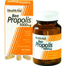 Health Aid Bee Propolis 1000mg 60 Ταμπλέτες