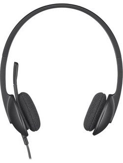 Logitech H340 On Ear Ακουστικά Υπολογιστή με Μικρόφωνο & USB-A