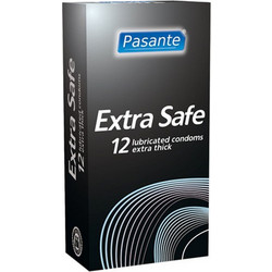 Pasante Extra Safe Προφυλακτικά Λεπτά με Λιπαντικό 12τμχ