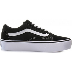 Vans Old Skool Γυναικεία Sneakers Flatforms Μαύρα VN0A3B3UY28