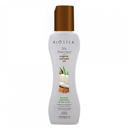 Biosilk Silk Therapy Organic Coconut Leave In Κρέμα Μαλλιών για Επανόρθωση & Φριζάρισμα 67ml