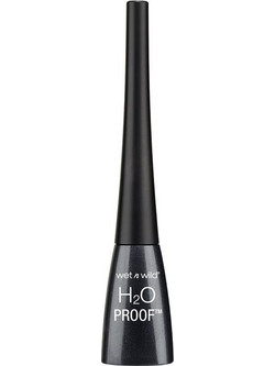 Wet n Wild Megaliner H2O Proof Liquid 879 Black Αδιάβροχο Πινέλο Eyeliner