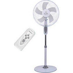 IQ PSF-40-5R Ανεμιστήρας Δαπέδου Ορθοστάτης 40cm 50W με Tηλεχειριστήριο Λευκός