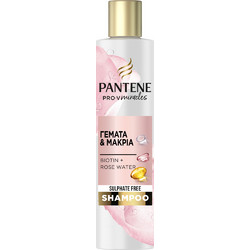 Pantene Pro V Miracles Biotin + Rose Water Σαμπουάν για Όγκο & Επανόρθωση για Ξηρά Μαλλιά 225ml