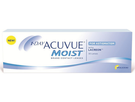 Acuvue Moist Toric Ημερήσιοι Φακοί Επαφής με Φίλτρο UV 30τμχ