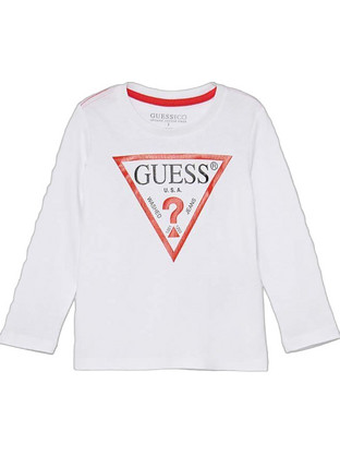 Guess Παιδικό T-Shirt Μακρυμάνικο Λευκό N84I24K8HM0-TWHT