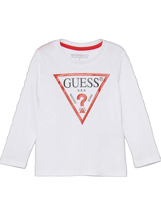 Guess Παιδικό T-Shirt Μακρυμάνικο Λευκό N84I24K8HM0-TWHT
