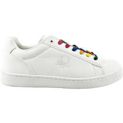Benetton Γυναικεία Sneakers Άσπρα BTW214010-1010