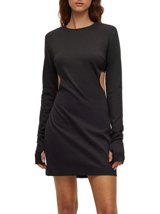 Hugo Boss Kemila Mini Φόρεμα για Γάμο / Βάπτιση Μαύρο 50494301-001