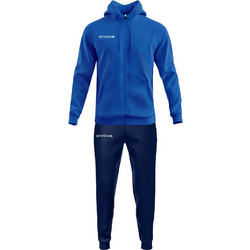 Givova King Ανδρικό Σετ Φόρμας με Λάστιχο Navy Μπλε Royal Blue TT014-0204