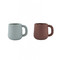 OYOY Mellow Σετ Ποτηράκια Σιλικόνης Light Blue/Brown