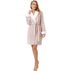 Aruelle NORA Γυναικεία Ρόμπα Χειμωνιάτικη Fleece Ροζ