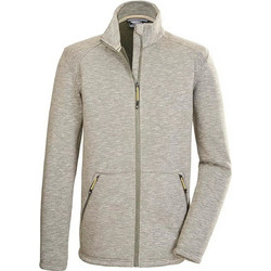 Killtec KΟW 7 Ανδρική Ζακέτα Fleece με Φερμουάρ Γκρι 39682-756