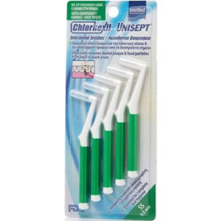 InterMed Chlorhexil Μεσοδόντια Βουρτσάκια 0.8mm Πράσινα 5τμχ