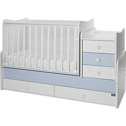 Lorelli Maxi Plus New Πολυμορφική Κούνια για Στρώμα 62x110cm Baby Blue 10150580039P
