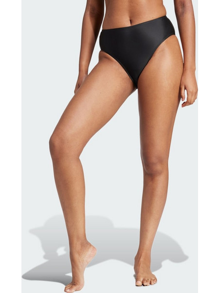Adidas Iconisea High-waist Αθλητικό Γυναικείο Μαγιό Bikini Bottom Μαύρο IT8573