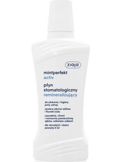 Ziaja Mintperfekt Activ Στοματικό Διάλυμα για Προστασία Ούλων Κατά της Πλάκας 500ml