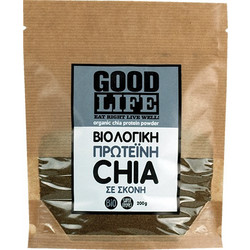 Βιοαγρός Good Life Βιολογική Φυτική Πρωτεΐνη Chia Χωρίς Γλουτένη 200gr