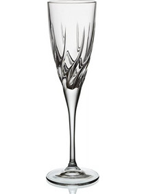 RCR Crystal Ποτήρι Σαμπάνιας Κρυστάλλινο Κολωνάτο Trix 120ml