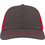 Atlantis Headwear Rapper Canvas Καπέλο Jockey με Δίχτυ Snapback Υφασμάτινο Ανθρακί