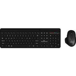 Powertech PT-1154 Black Ασύρματο Σετ Πληκτρολόγιο & Ποντίκι