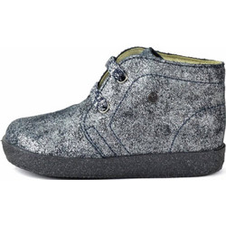 Naturino Παιδικά Μποτάκια Ασημί Suede 2012821-0Q02