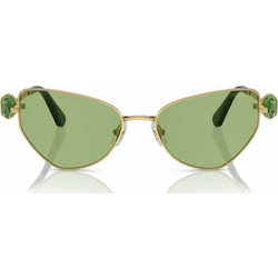 Swarovski SK7003 4004/2 Γυναικεία Γυαλιά Ηλίου Cat Eye Μεταλλικά Χρυσά με Πράσινο Polarized Φακό