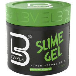 L3VEL3 Slime Hair Gel Μαλλιών για Όγκο & Λάμψη Δυνατό Κράτημα 500ml