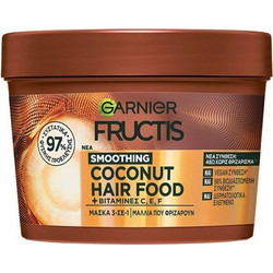 Garnier Fructis Hair Food Coconut Μάσκα Μαλλιών για Φριζάρισμα για Ταλαιπωρημένα Μαλλιά 400ml