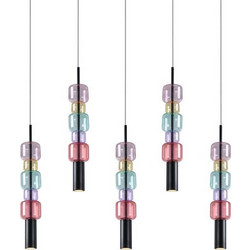 Kare Design Candy Bar Κρεμαστό Φωτιστικό Οροφής Πολύφωτο Πολύχρωμο KA-55844